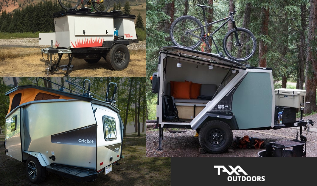 Choose Your Trailer: Cricket, Tigermoth, or Woolly Bear from Taxa Outdoors